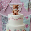 Teddy bear cake, baby shower cakes london, baby girl cakes, baby boy cakes, baby cakes london, bunting cake