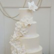 White wedding cakes, Gardenia wedding cakes, Wedding Cakes London