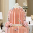 Birdcage wedding cake detail